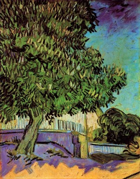 Castaño en flor Vincent van Gogh Pinturas al óleo